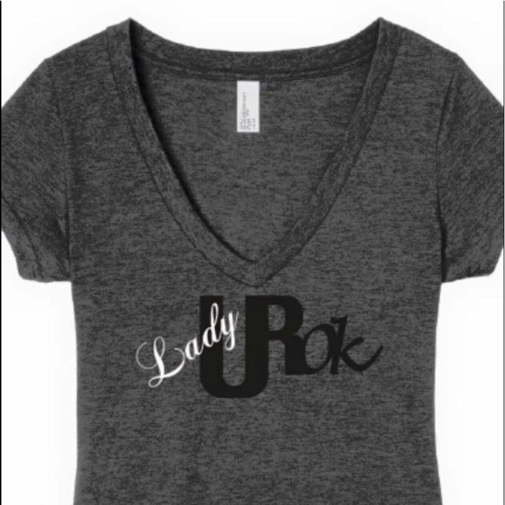Ladies Deep-V Tee Shirt -Lady URok